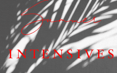 SUMMER INTENSIVES! AUGUST 1-3