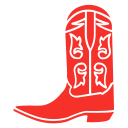 cowboy boots icon